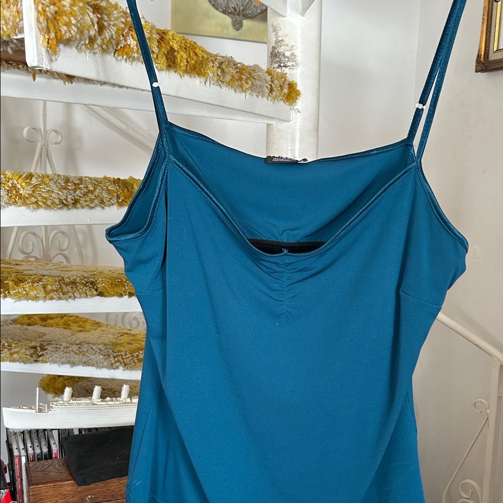 Tribal Teal Spaghetti Strap Cami